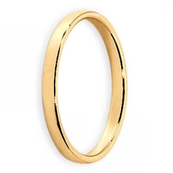 alliance ruban 2 en or blanc